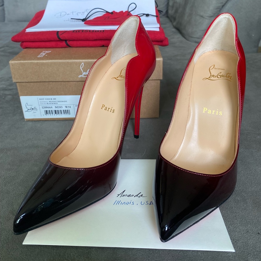 Hot Chick Patent Degrade 100